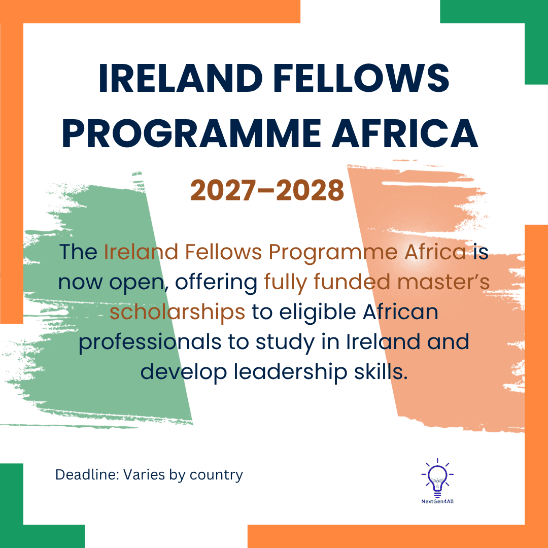 Ireland Fellows Programme Africa 2027–2028