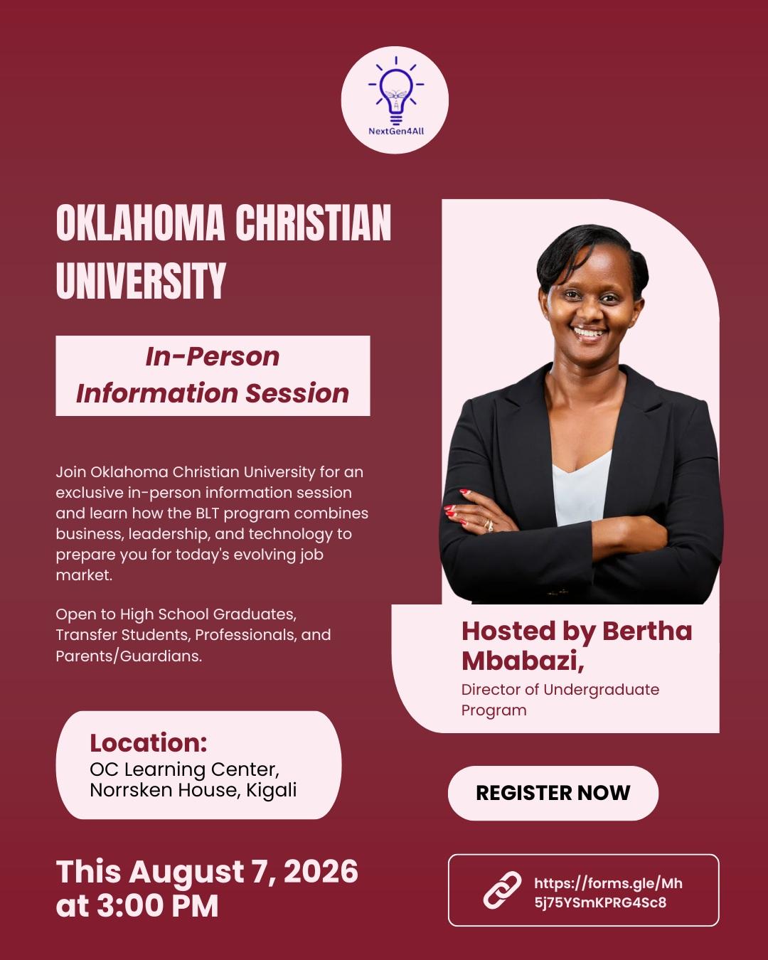 Oklahoma Christian University – In-Person Information Session