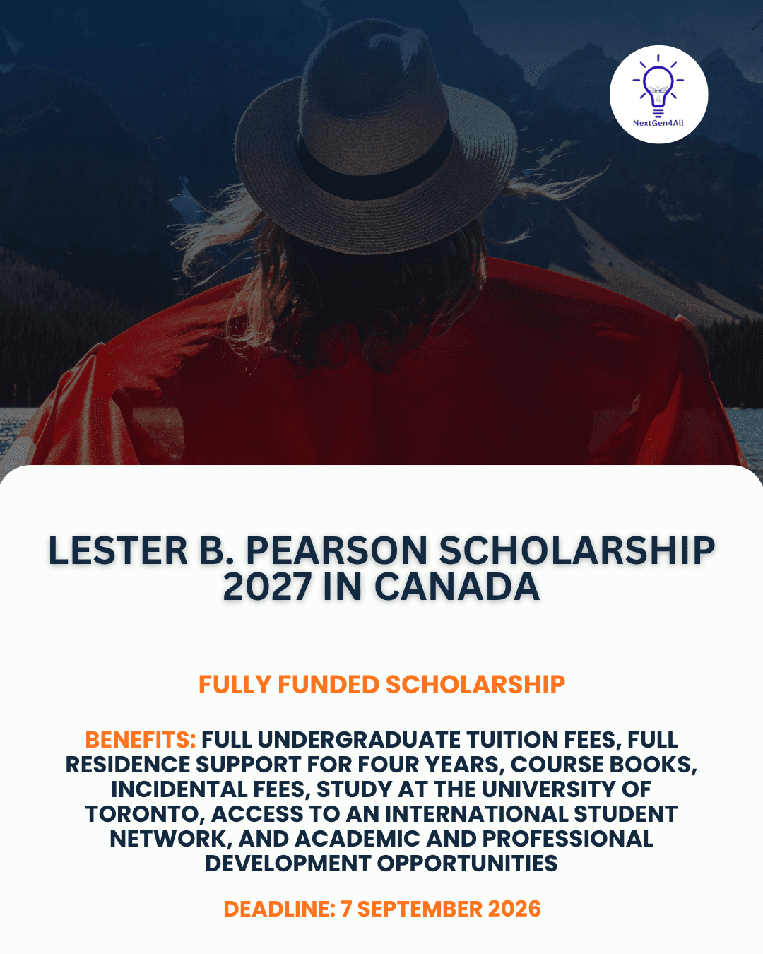 Lester B. Pearson Scholarship 2027 in Canada | Fully Funded