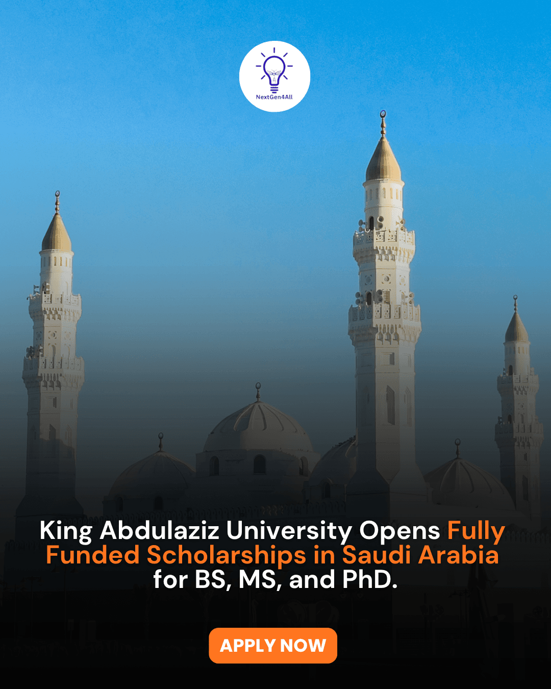 King Abdulaziz University Scholarship 2027 in Saudi Arabia