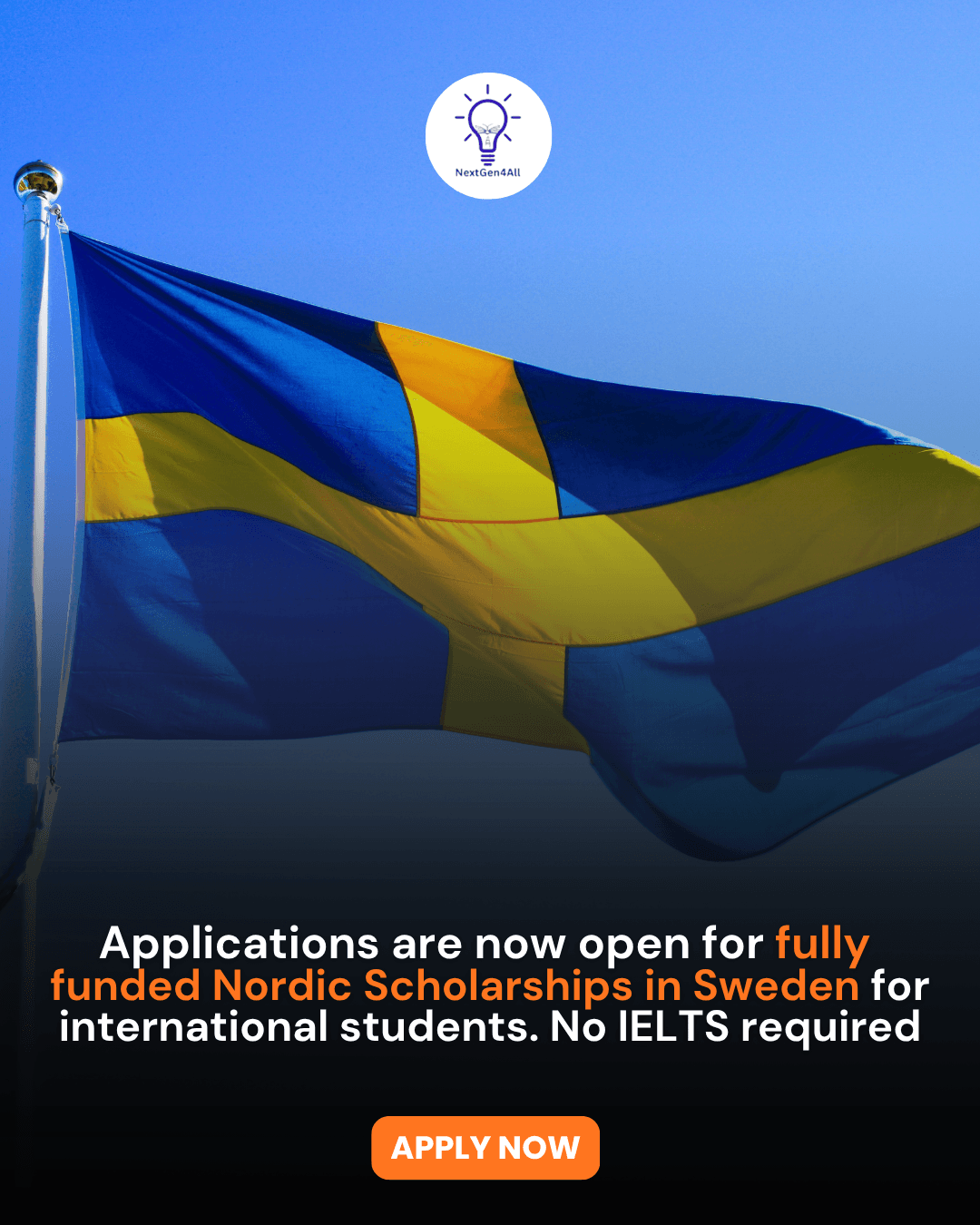 Nordic Scholarship Programme 2027 in Sweden | Fully Funded