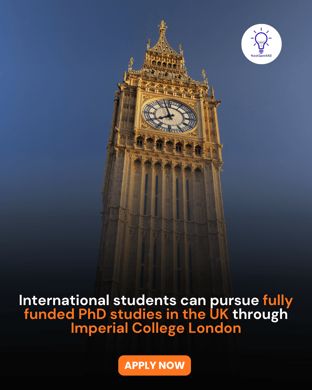 President’s PhD Scholarships at Imperial College London 2027 | Fully Funded