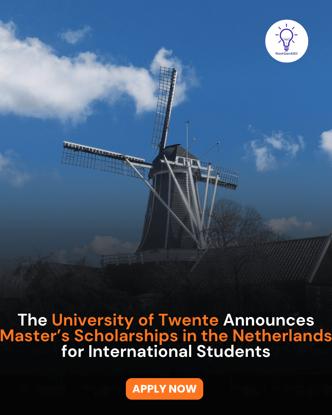 University of Twente Scholarship 2027 in the Netherlands | Funded Master’s Scholarship
