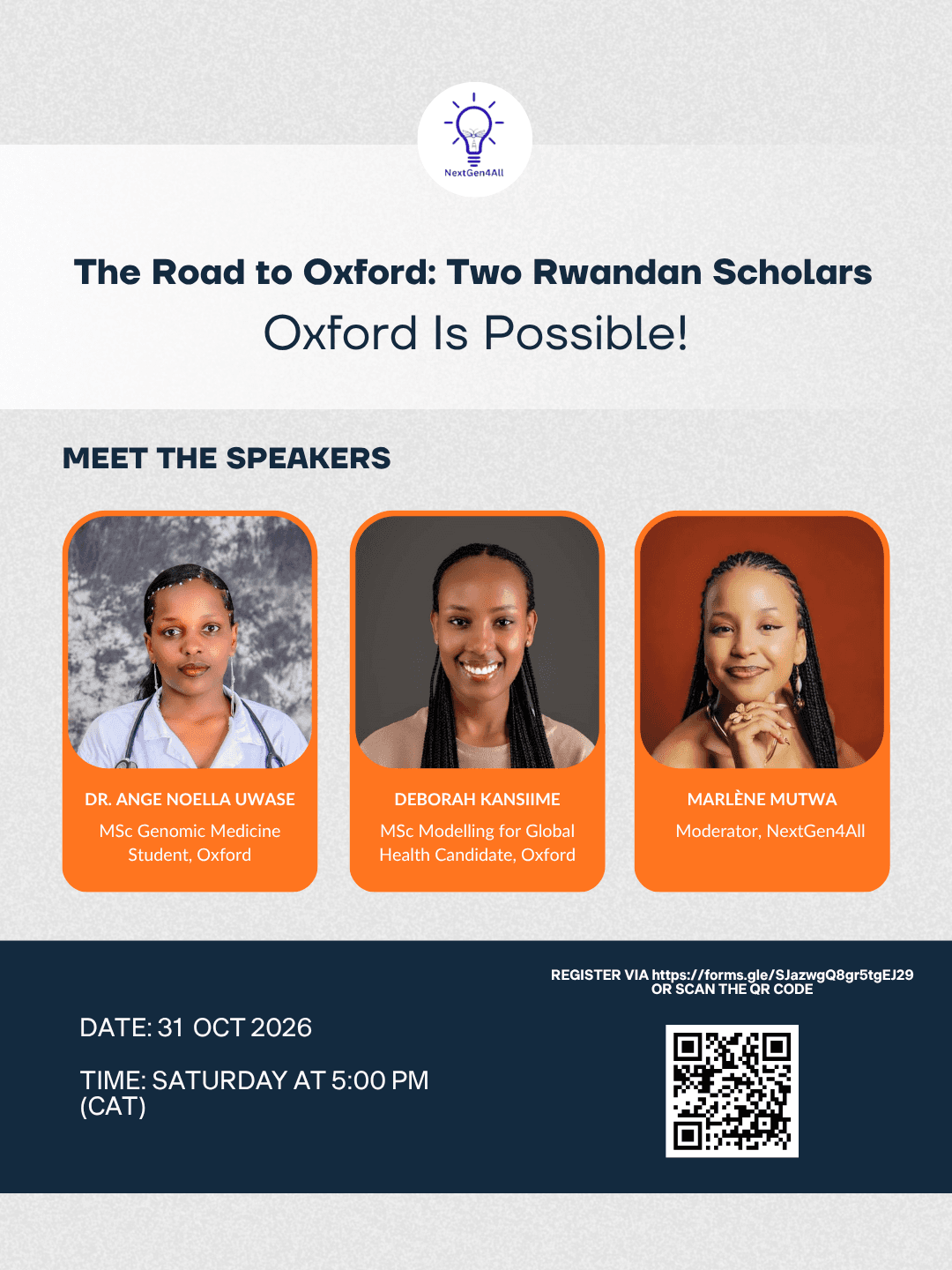 The Road to Oxford: Two Rwandan Scholars